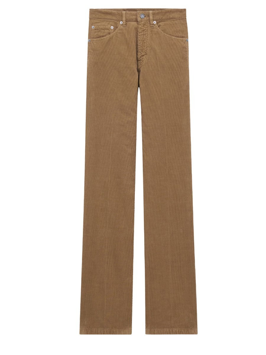 Saint Laurent - Woman - Beige - Pants
