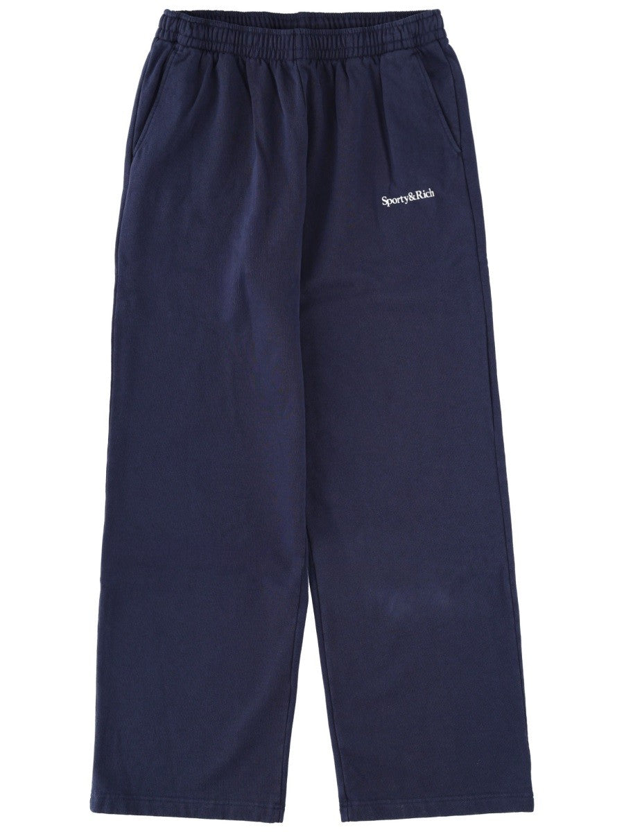 SPORTY&RICH - Unisex - Blue - Pants