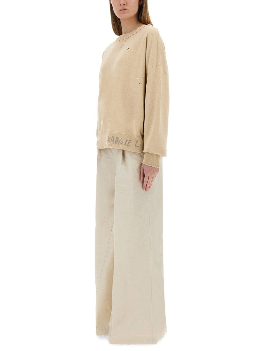 Maison Margiela - Woman - Beige - Pants