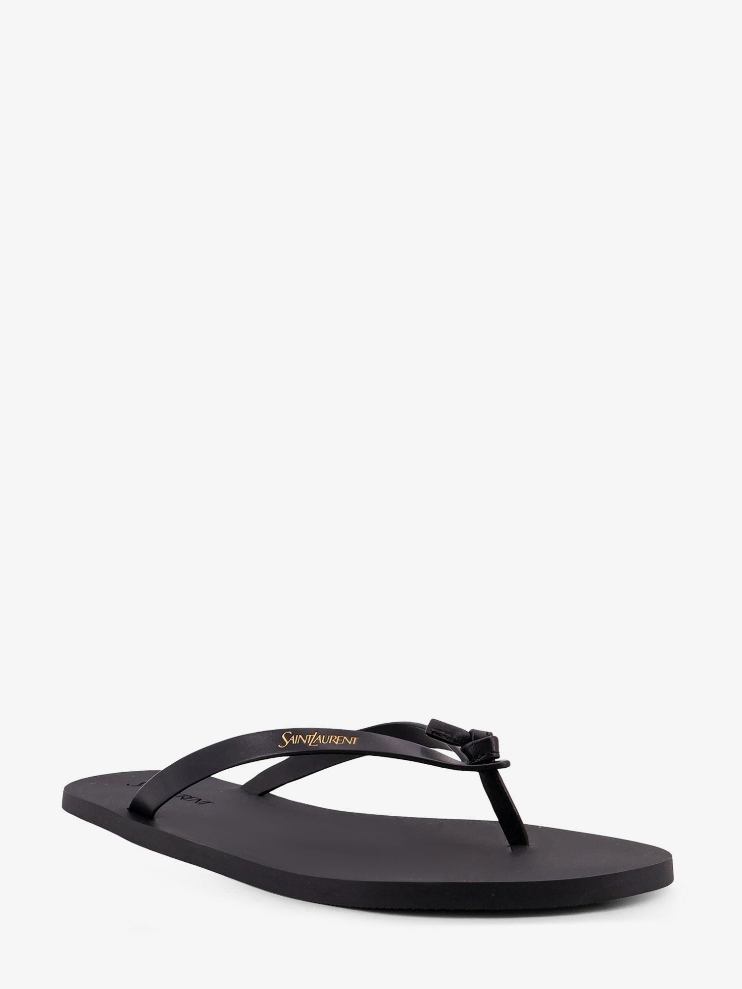 Saint Laurent - Man - Black - Flat Sandal
