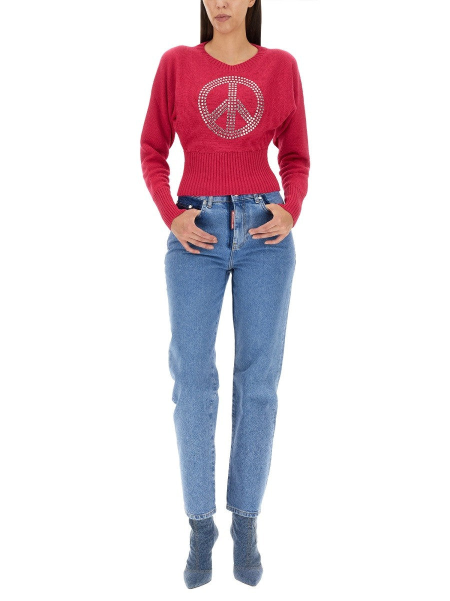 MOSCHINO JEANS - Woman - Pink - Sweater