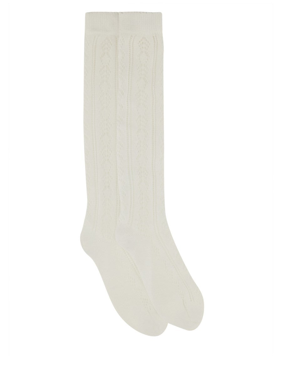 Valentino - Woman - White - Socks