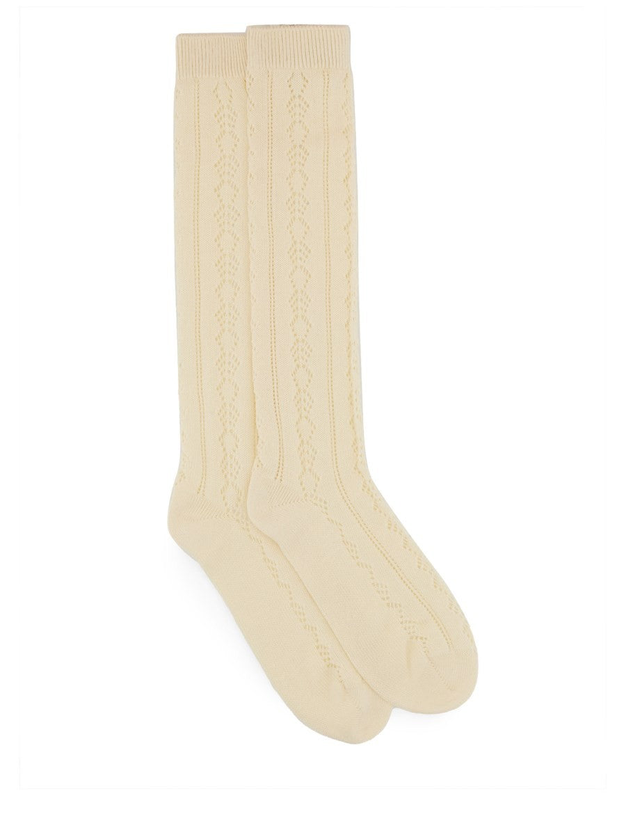 Valentino - Man - White - Socks