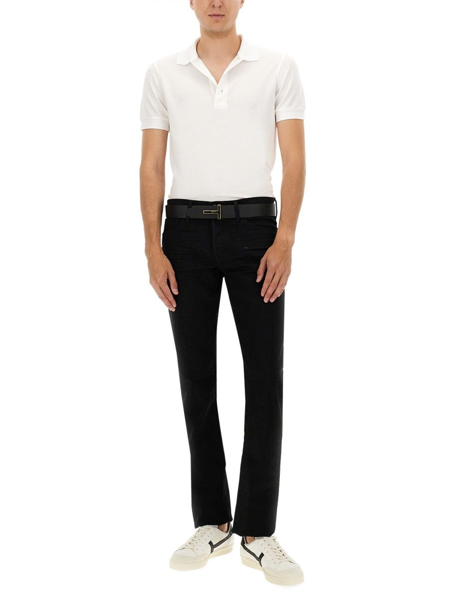 TOM FORD - Man - White - Polo Shirt