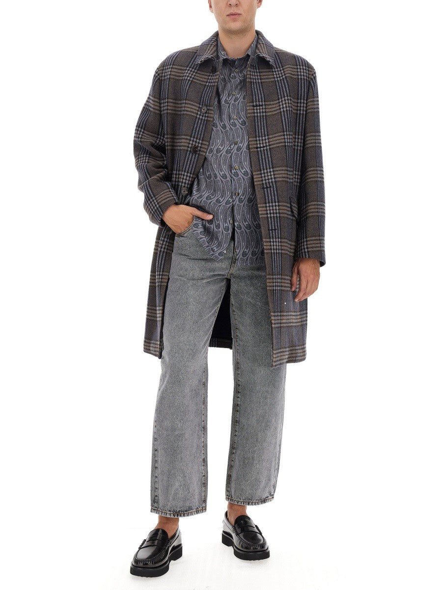 Etro - Man - Blue - Coat