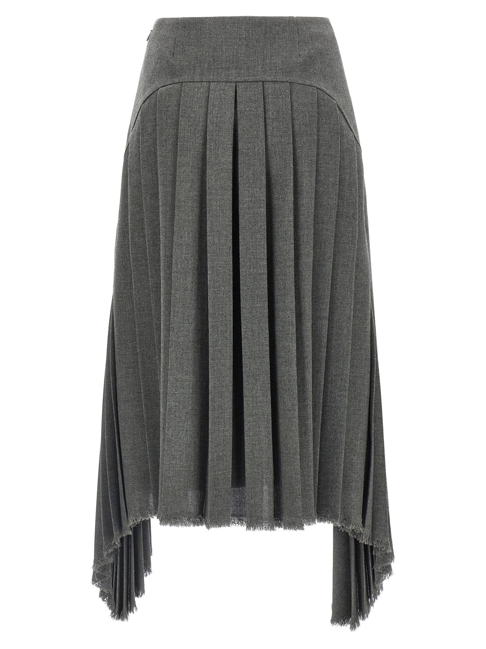 JIL SANDER - nan - Grey - Skirt