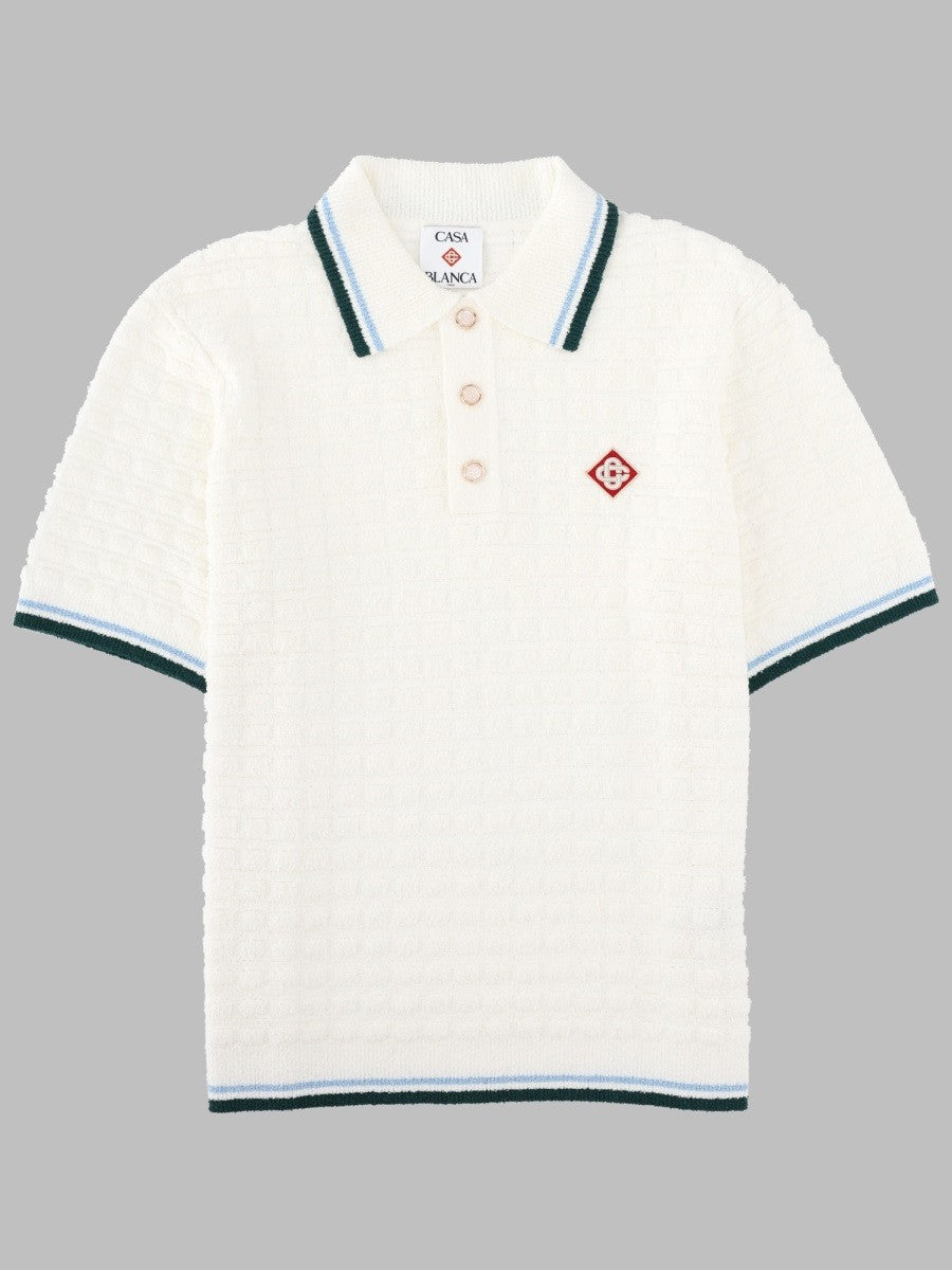 CASABLANCA - Man - White - Polo Shirt