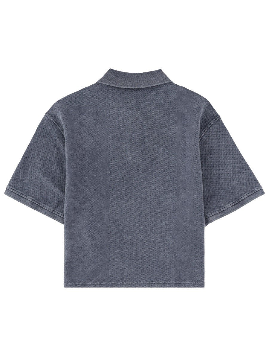 Alexander Wang - Woman - Blue - Polo Shirt