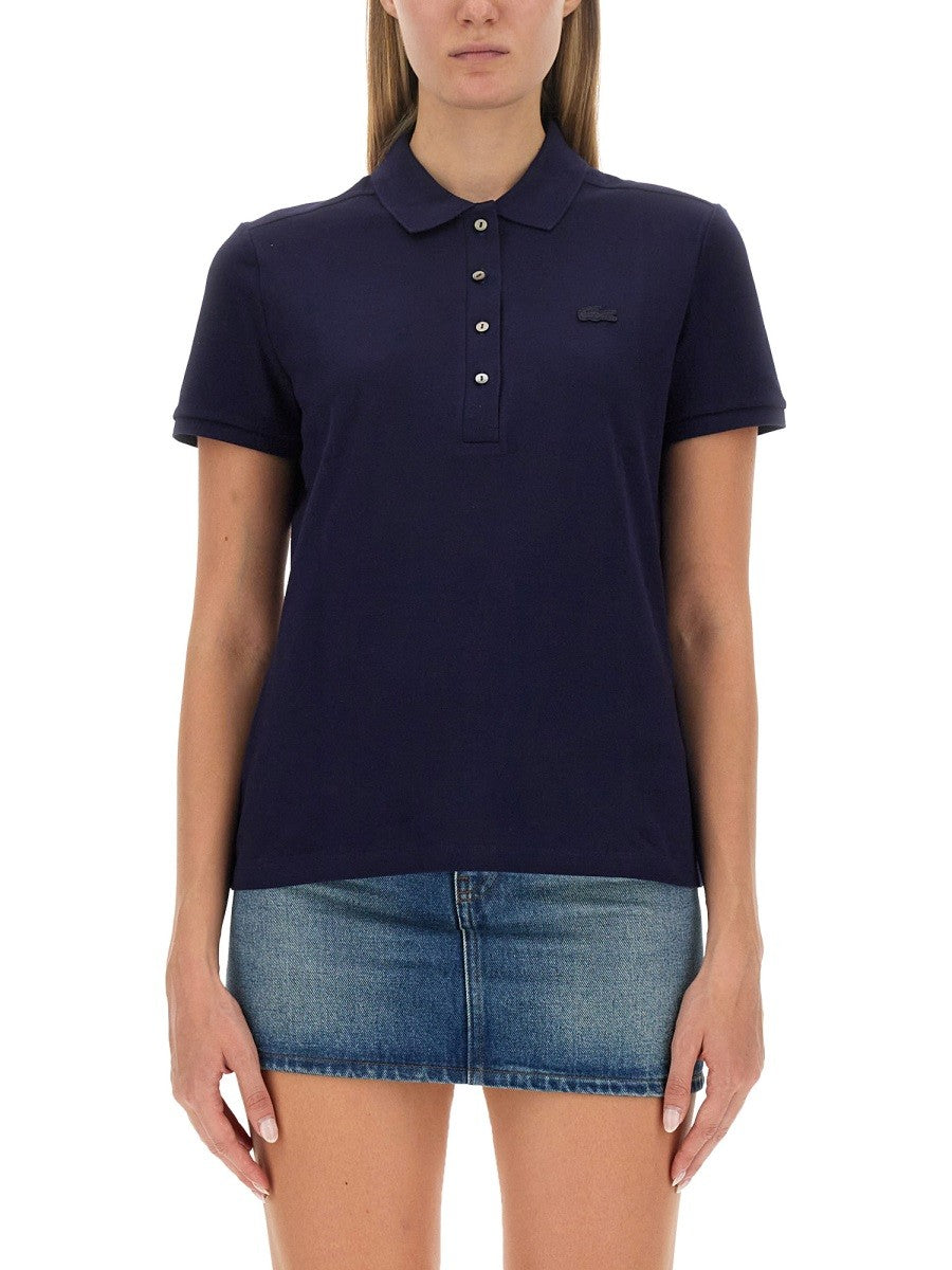 Lacoste - Woman - Blue - POLO SHIRT