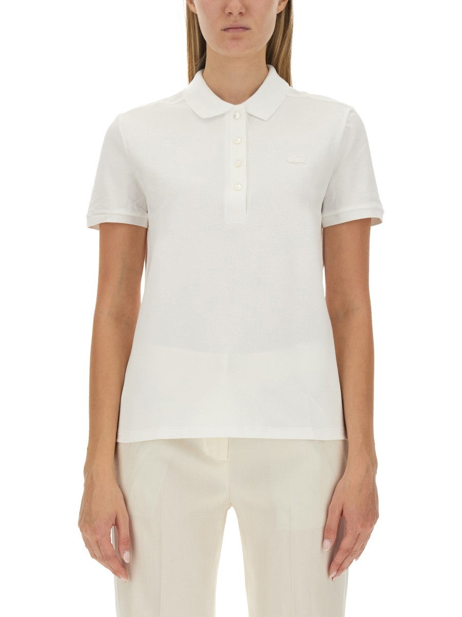 Lacoste - Woman - White - POLO SHIRT