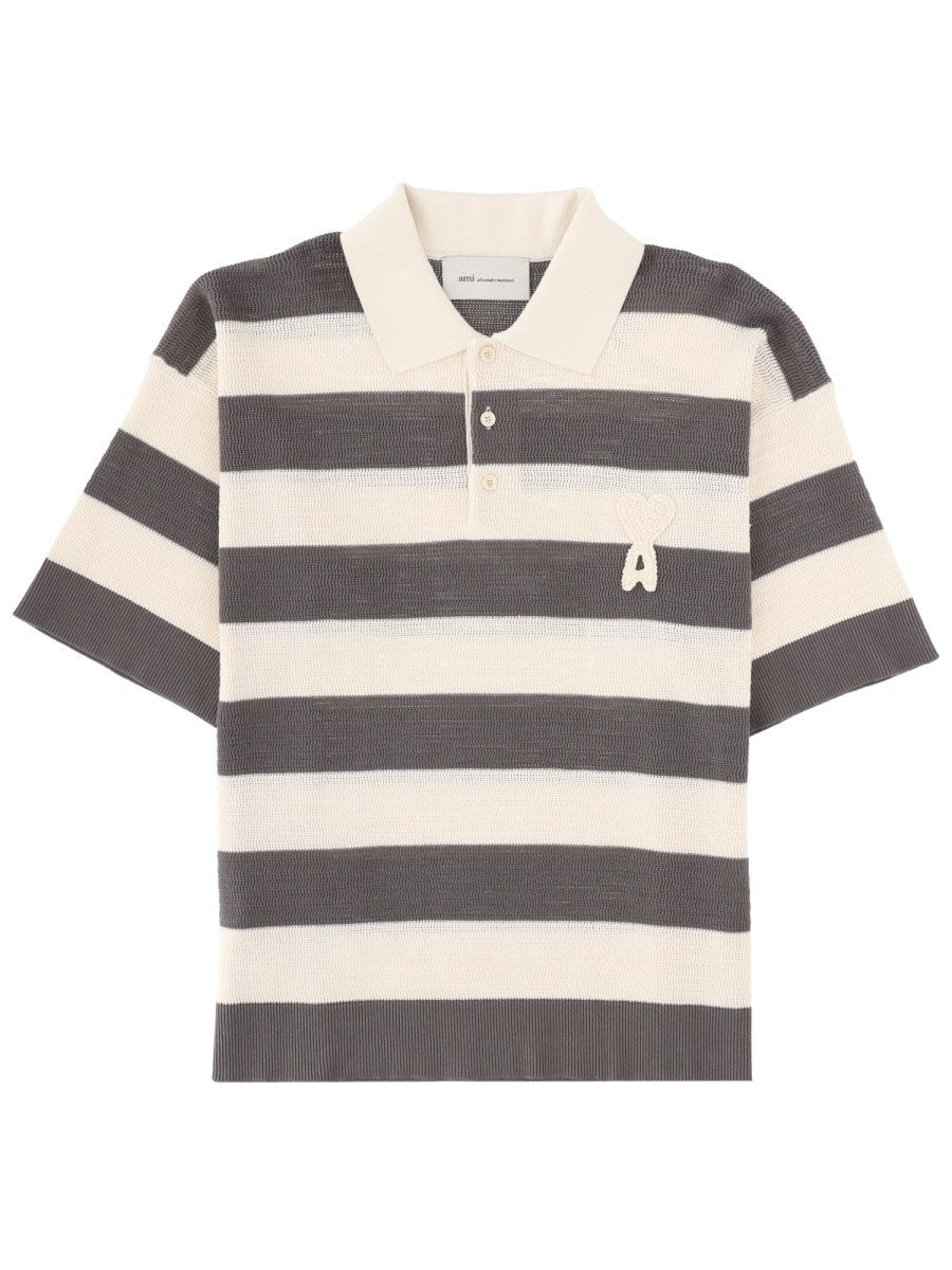 AMI PARIS - Man - Multicolor - Polo Shirt