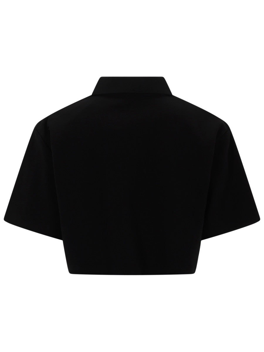 msgm - Woman - Black - Polo Shirt