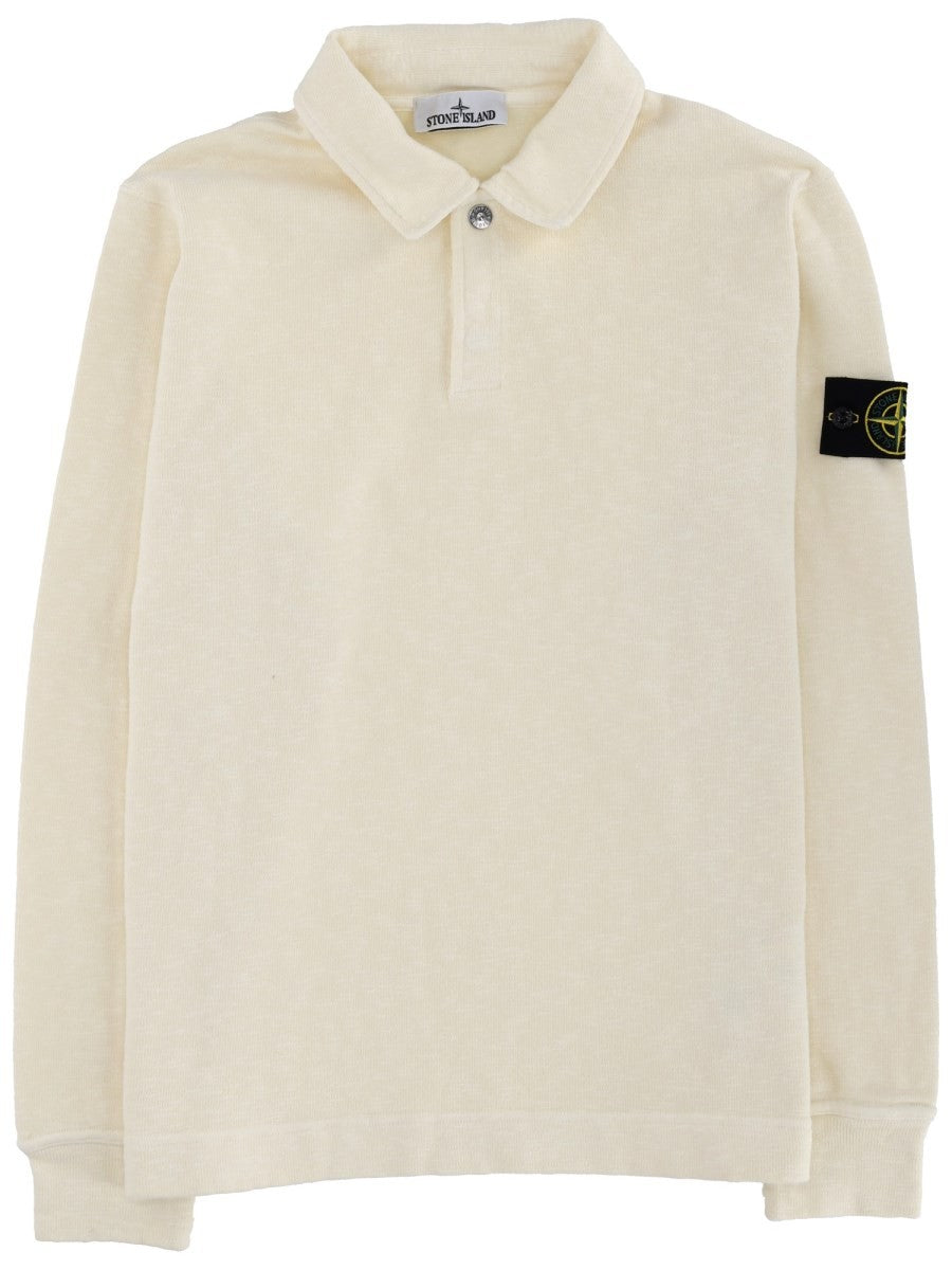 Stone Island - Man - White - Polo Shirt