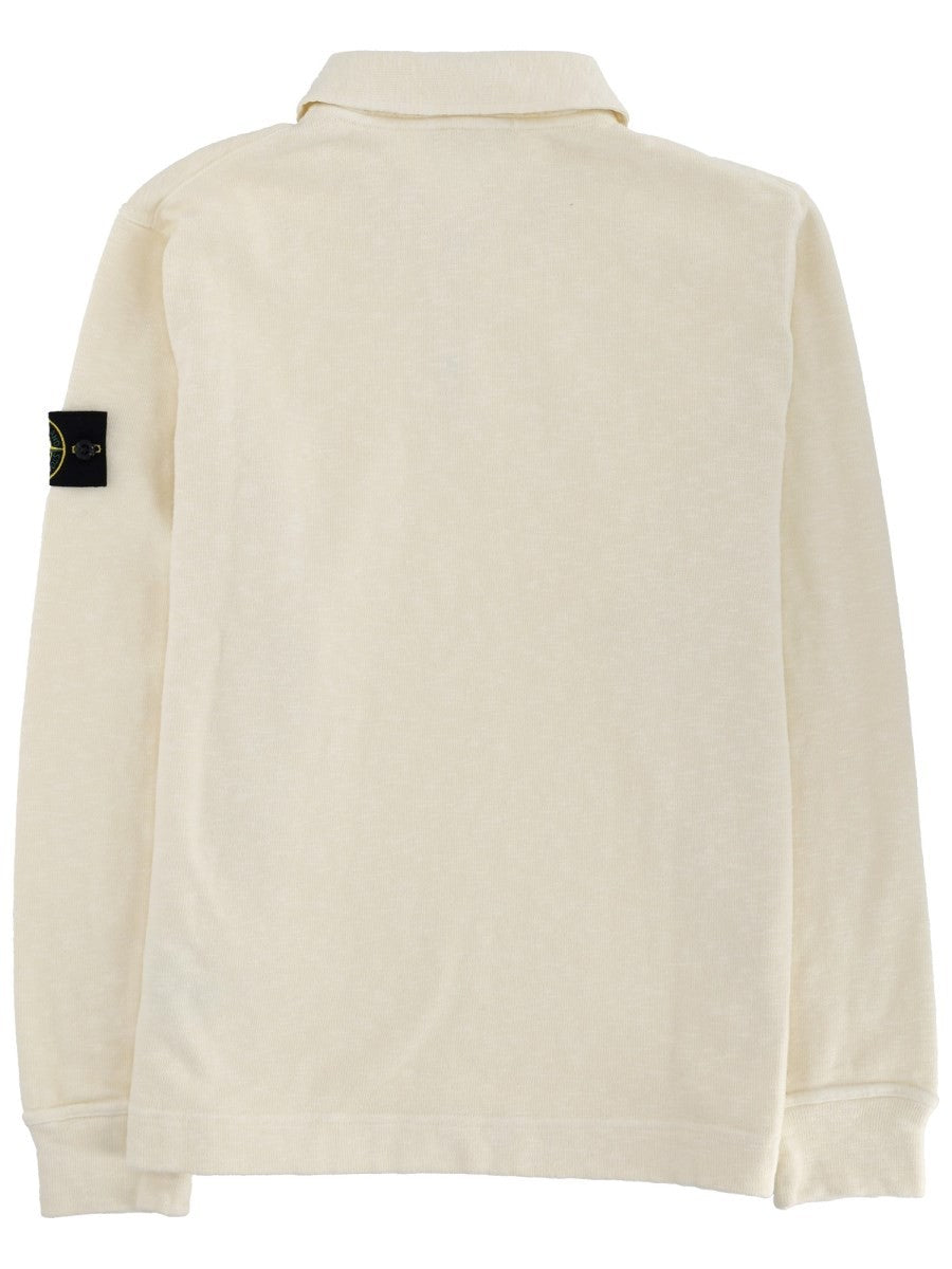 Stone Island - Man - White - Polo Shirt