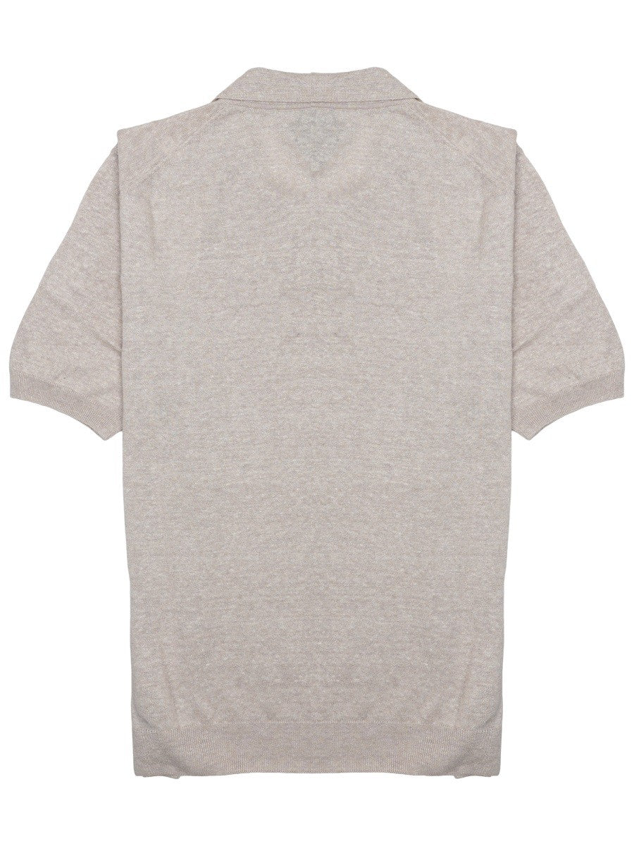 Tagliatore - Man - Beige - Polo Shirt