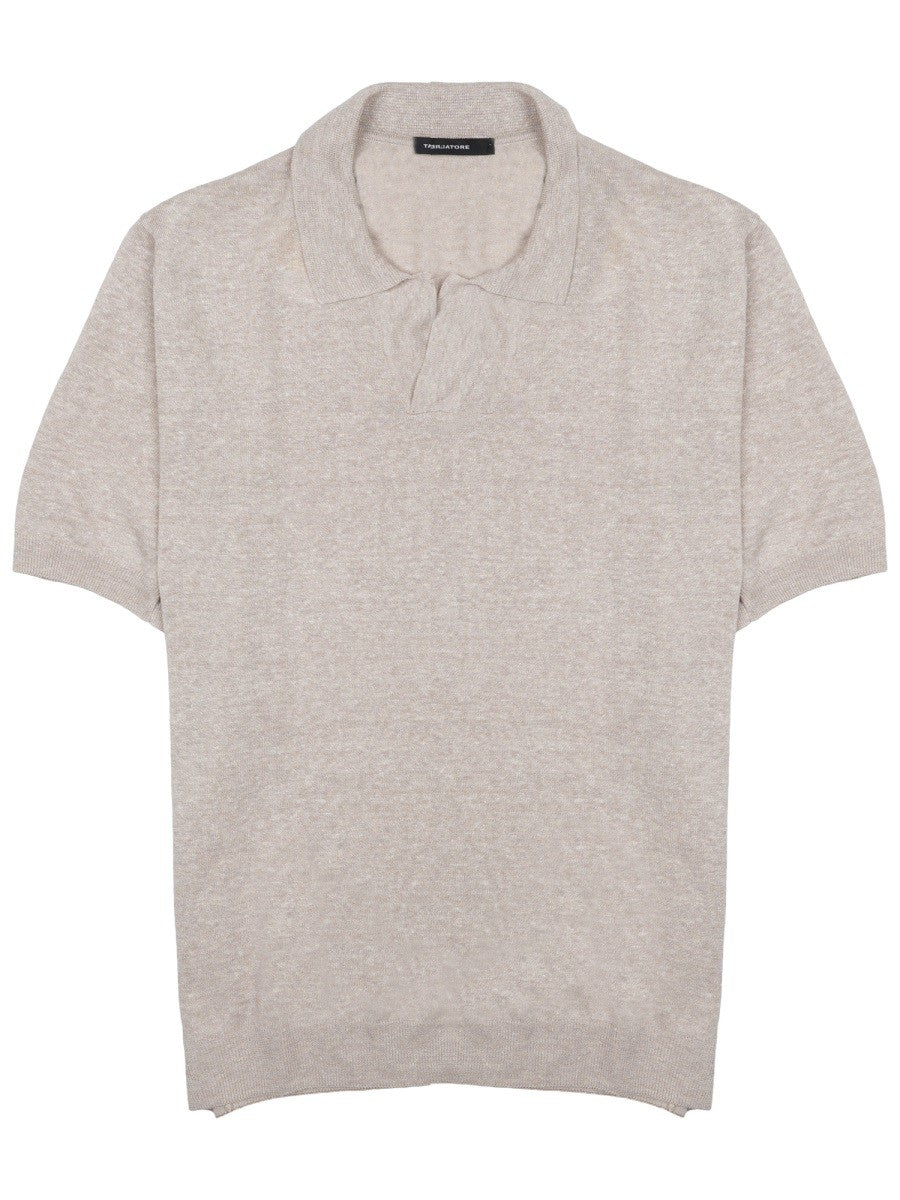 Tagliatore - Man - Beige - Polo Shirt