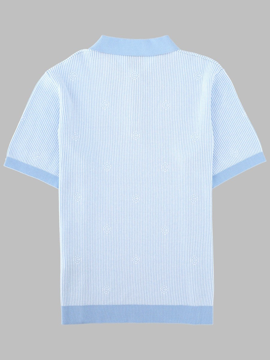 CASABLANCA - Man - Blue - Polo Shirt