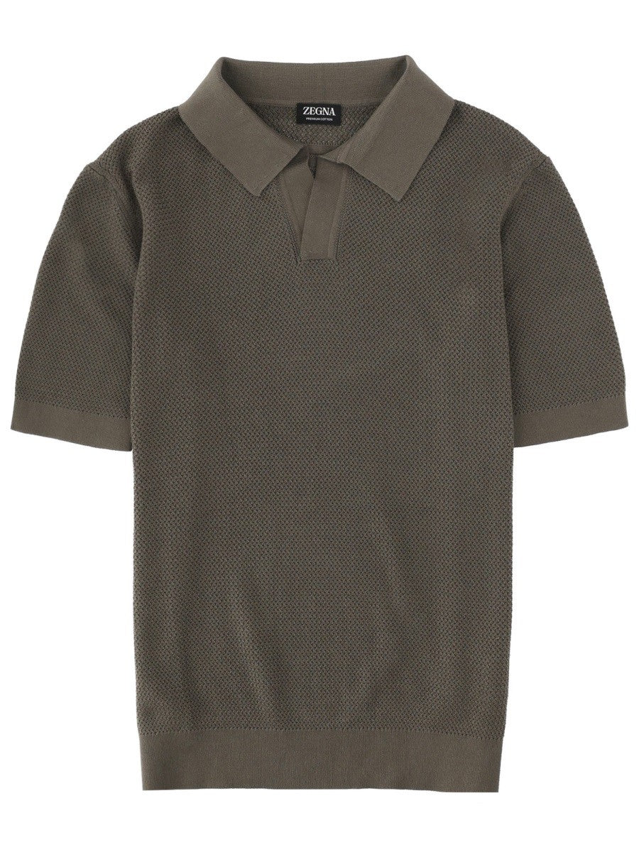 Zegna - Man - Grey - Polo Shirt