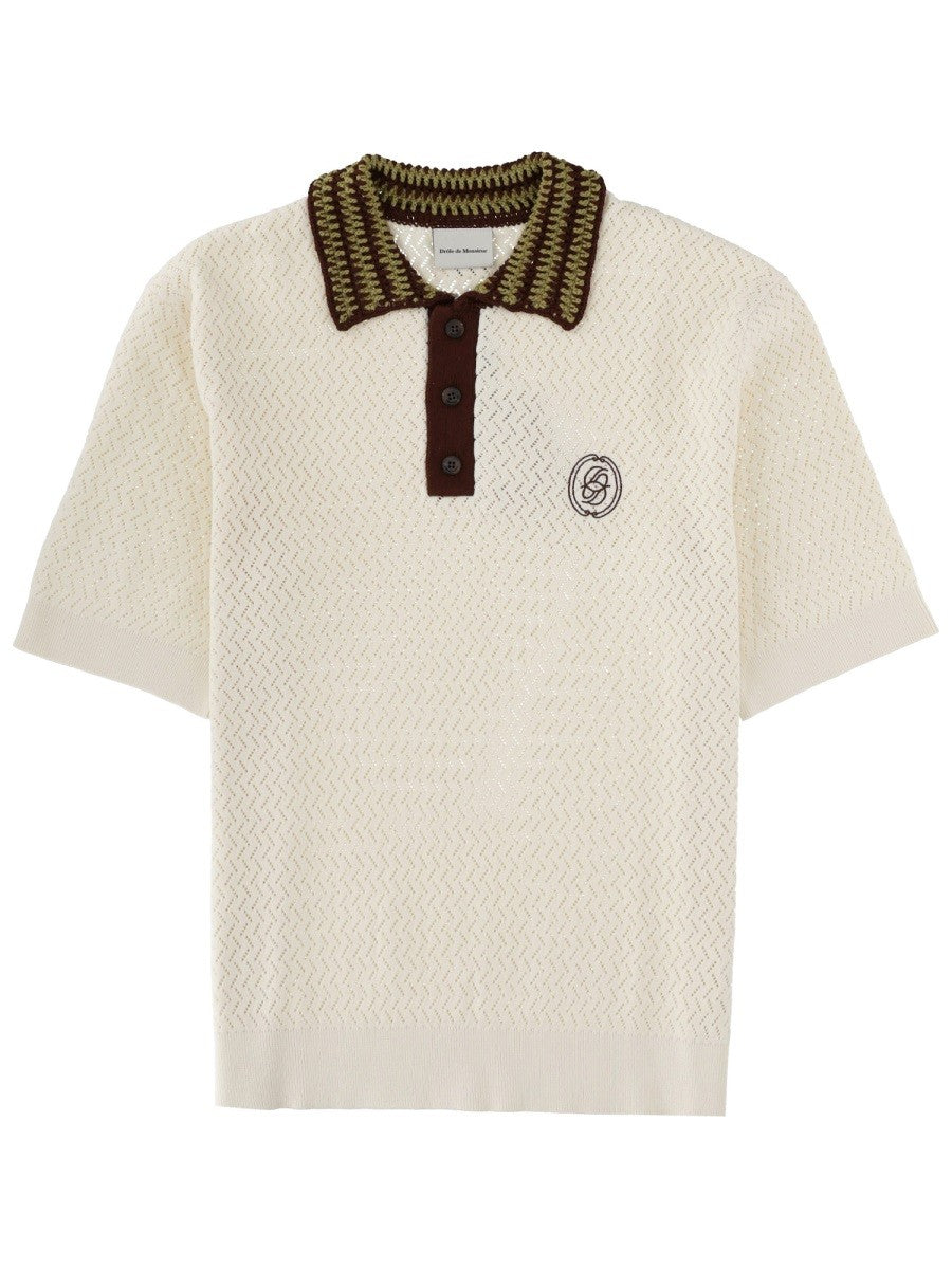 Drole De Monsieur - Man - Beige - Polo Shirt