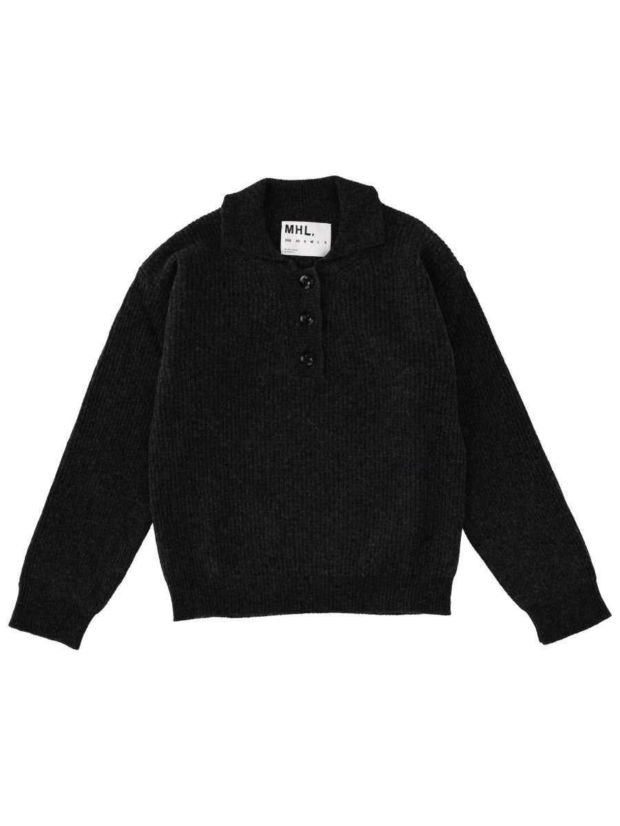 MARGARET HOWELL - Woman - Grey - POLO SHIRT