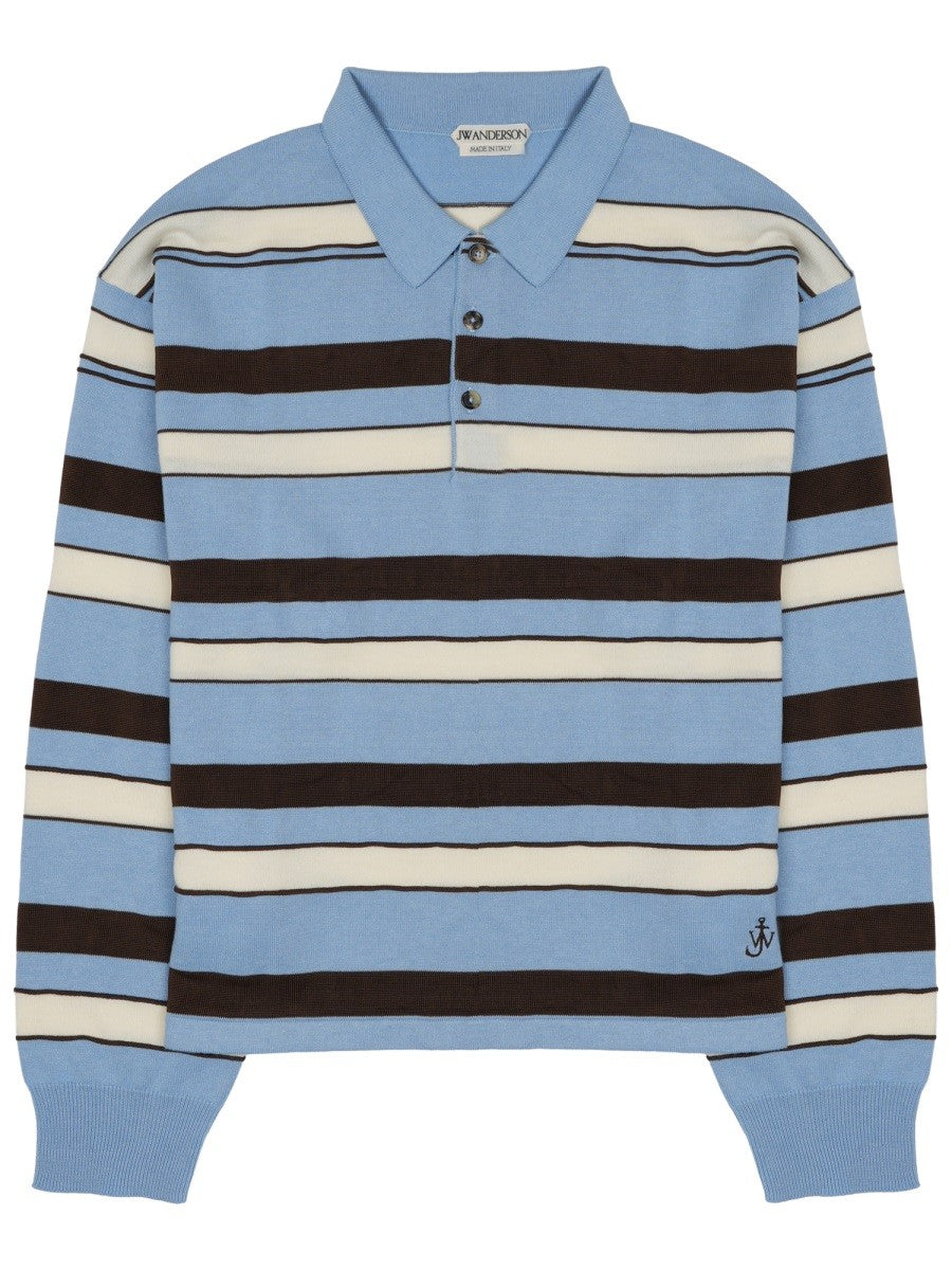 jw anderson - Man - Blue - Polo Shirt