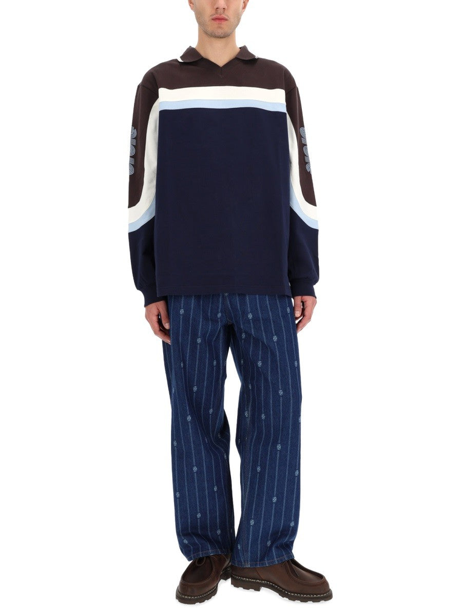 Drole De Monsieur - Man - Blue - Polo Shirt