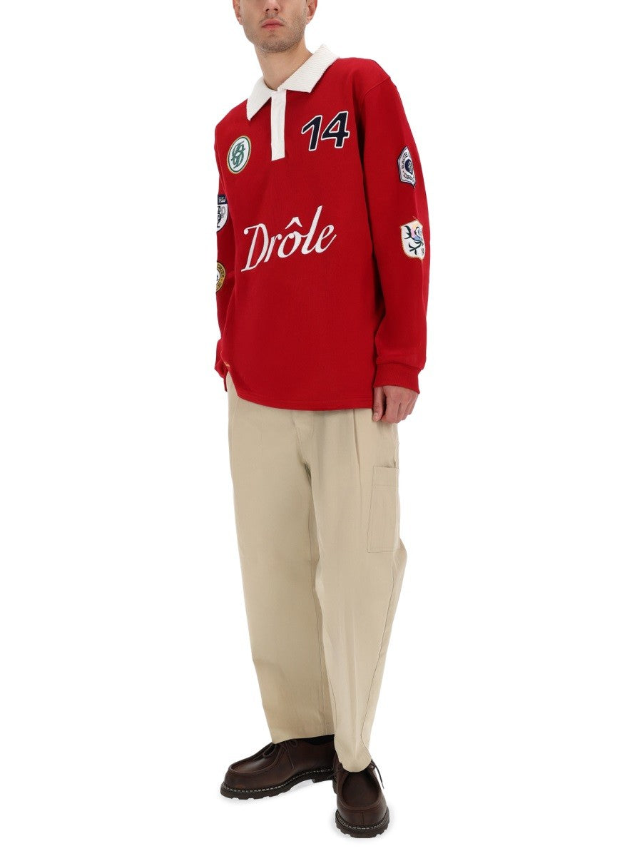 Drole De Monsieur - Man - Red - Polo Shirt
