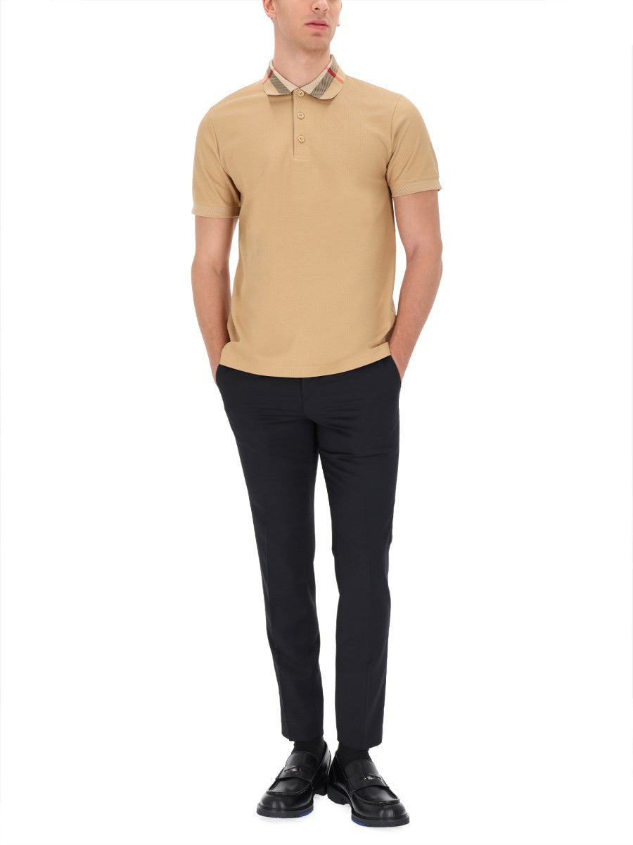 Burberry - Man - Beige - Polo Shirts