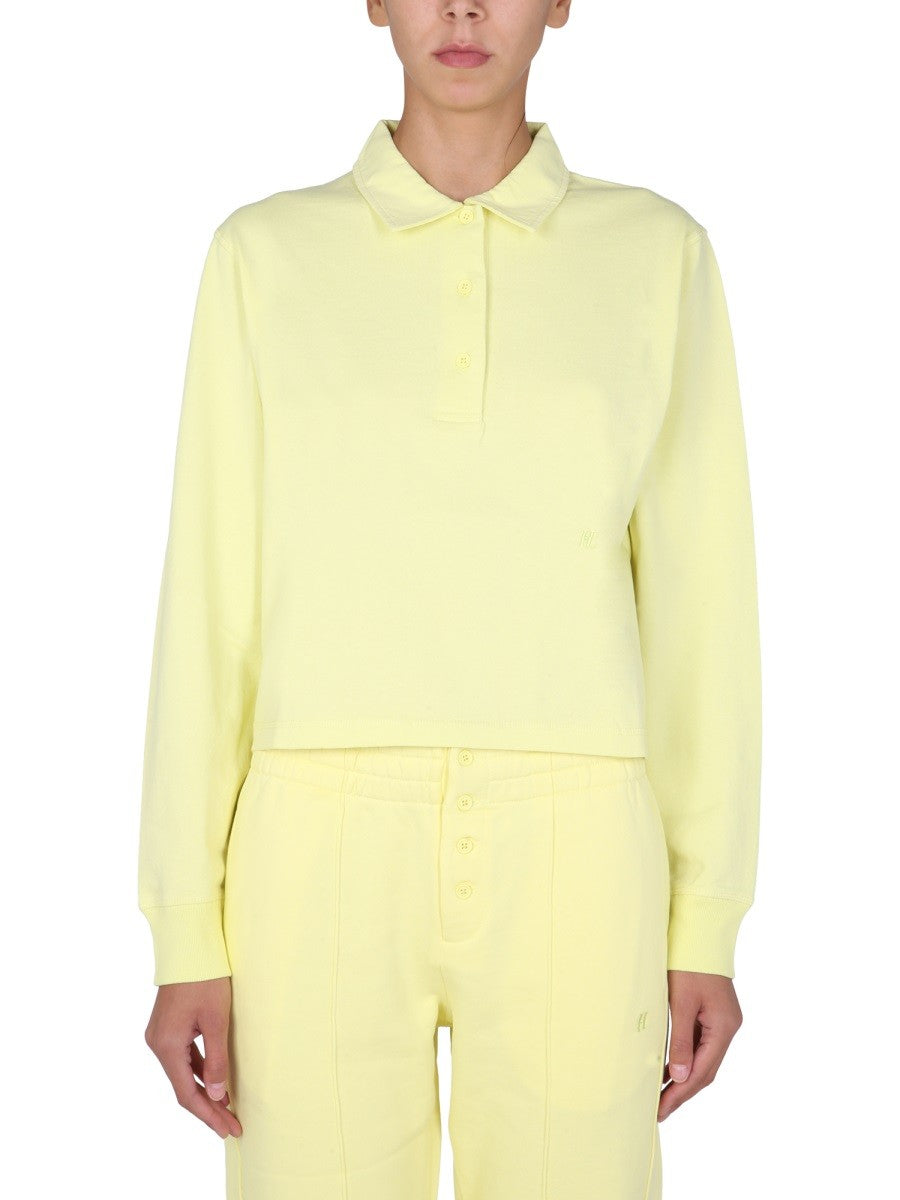 Helmut Lang - Woman - Yellow - POLO SHIRTS