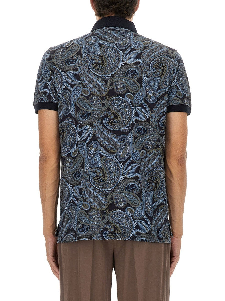 Etro - Man - Blue - Polo Shirt