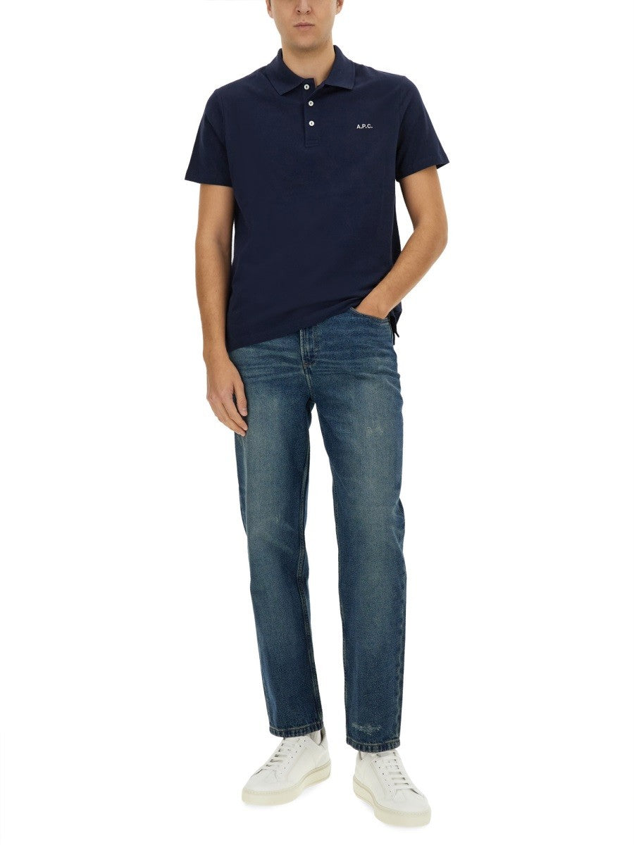A.P.C. - Man - Blue - Polo Shirt