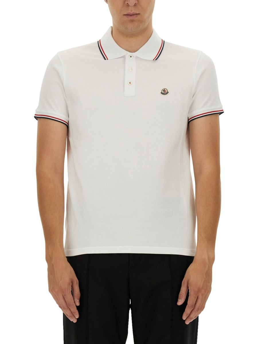 Moncler - Man - White - Polo Shirts