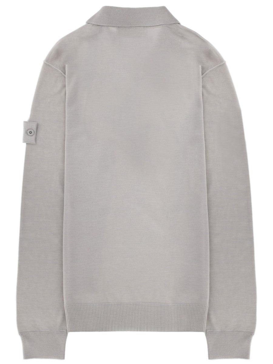 Stone Island - Man - Grey - Polo Shirt