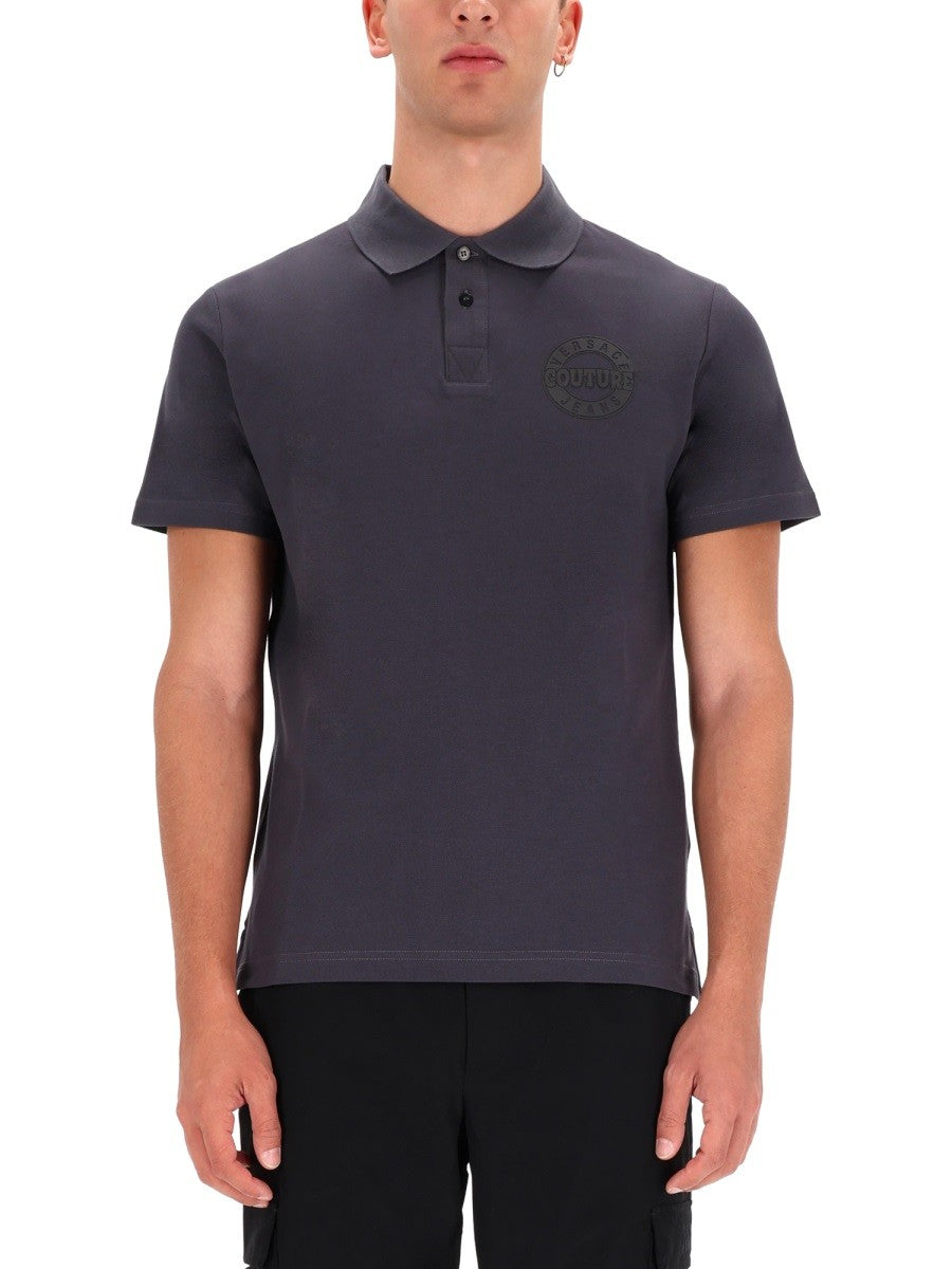 Versace Jeans Couture - Man - Grey - Polo Shirts