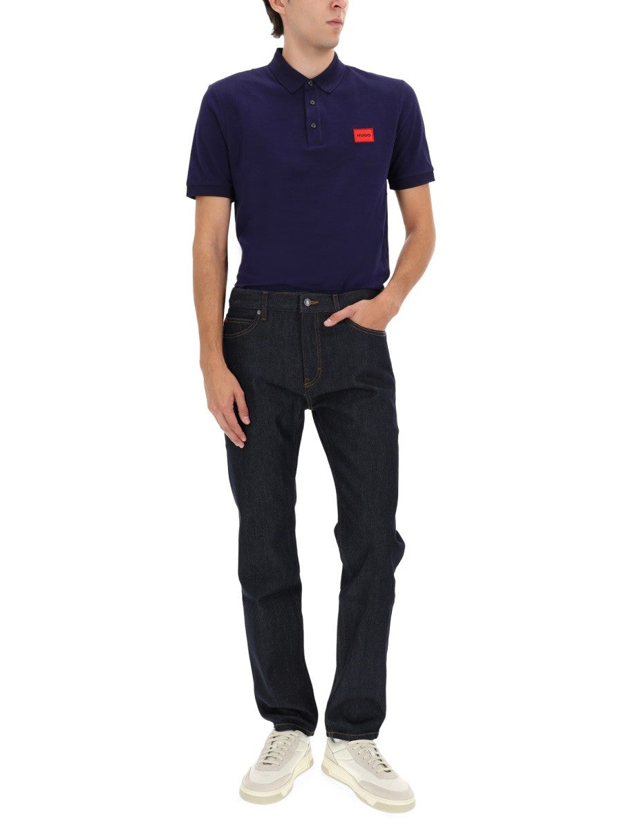 Hugo - Man - Blue - Polo Shirts
