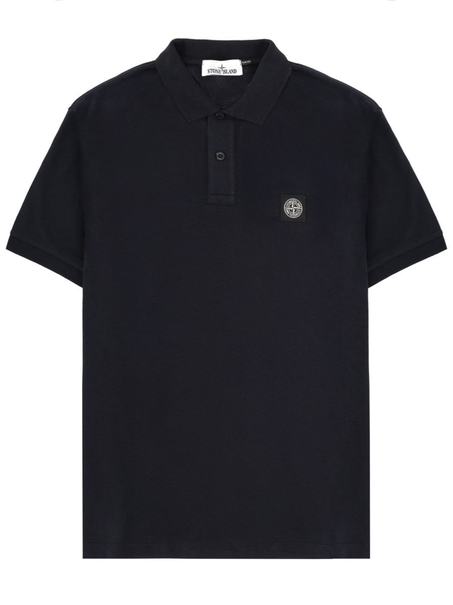 Stone Island - Man - Blue - Polo Shirt