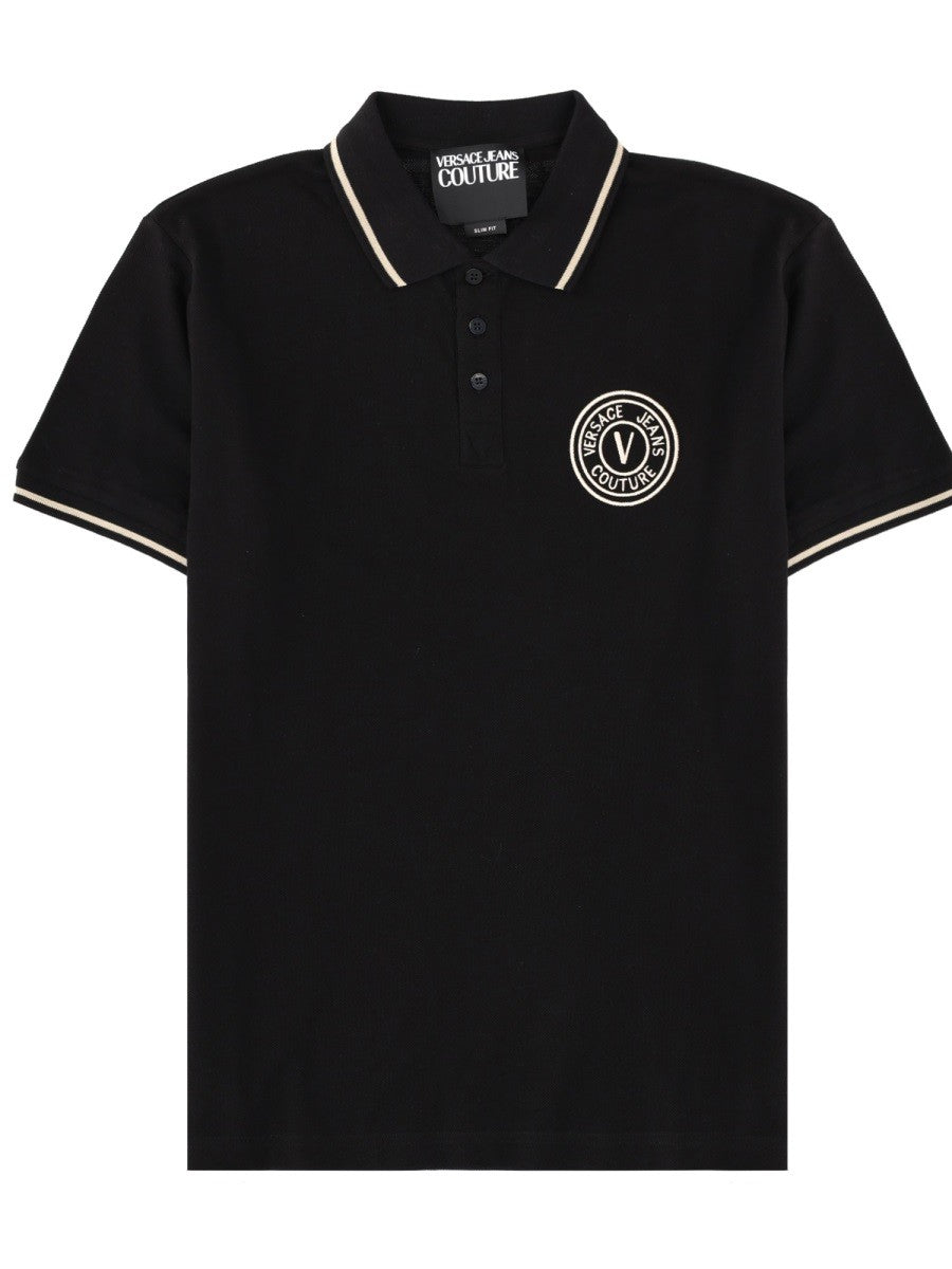 Versace Jeans Couture - Man - Black - Polo Shirt