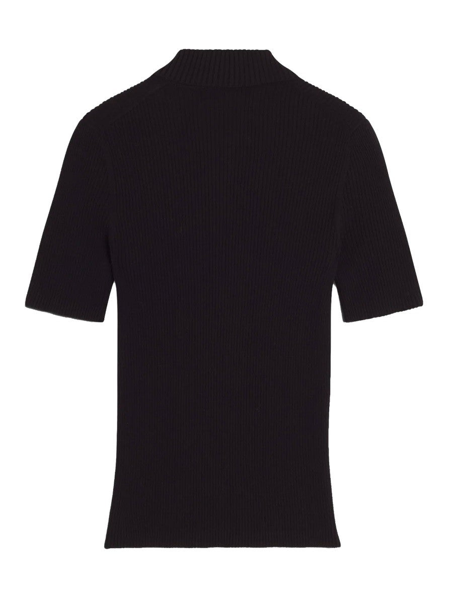Maison Kitsune - Woman - Black - POLO SHIRT