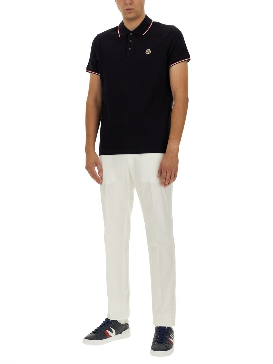 Moncler - Man - Blue - Polo Shirts