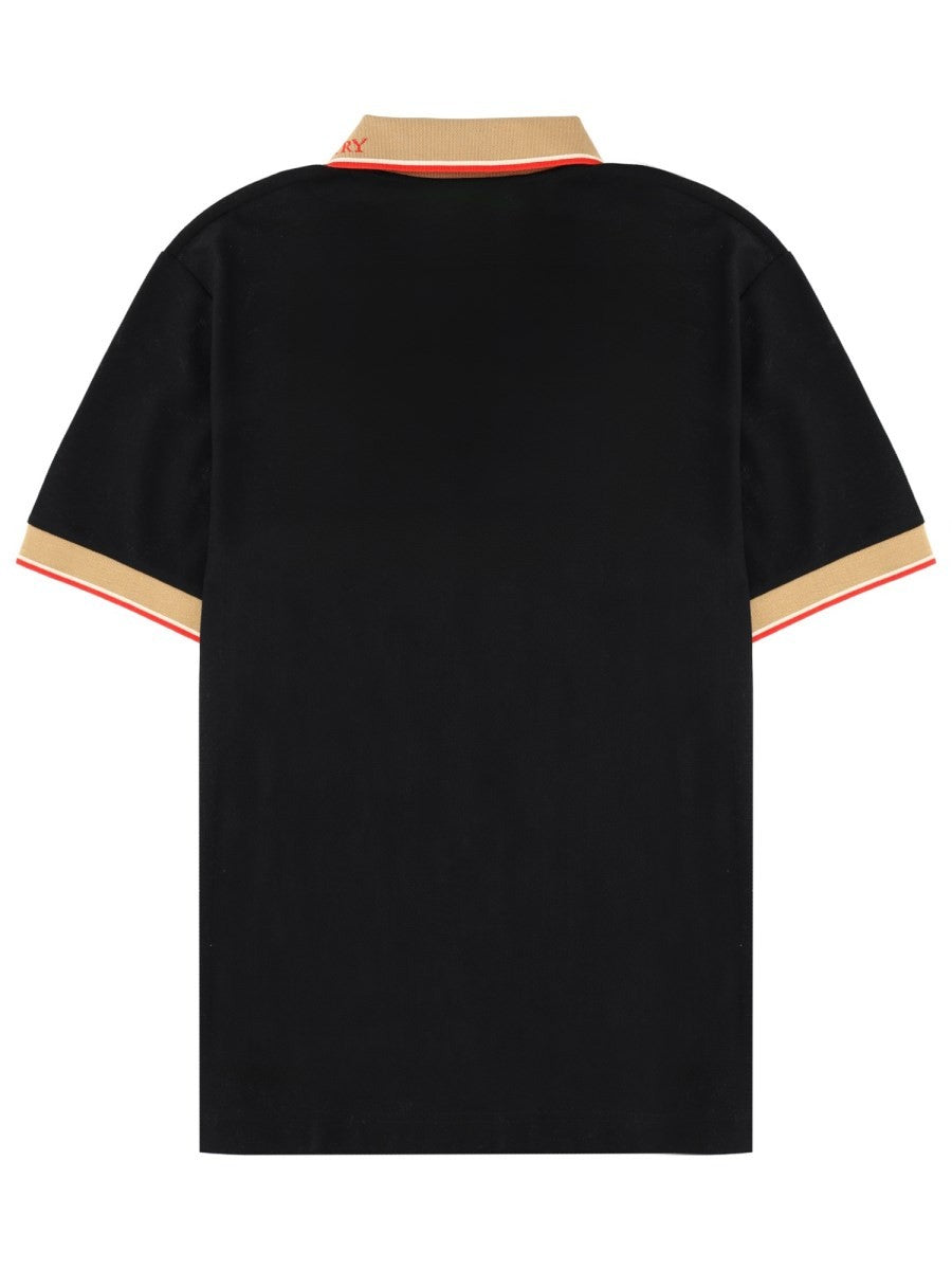 Burberry - Man - Black - Polo Shirt