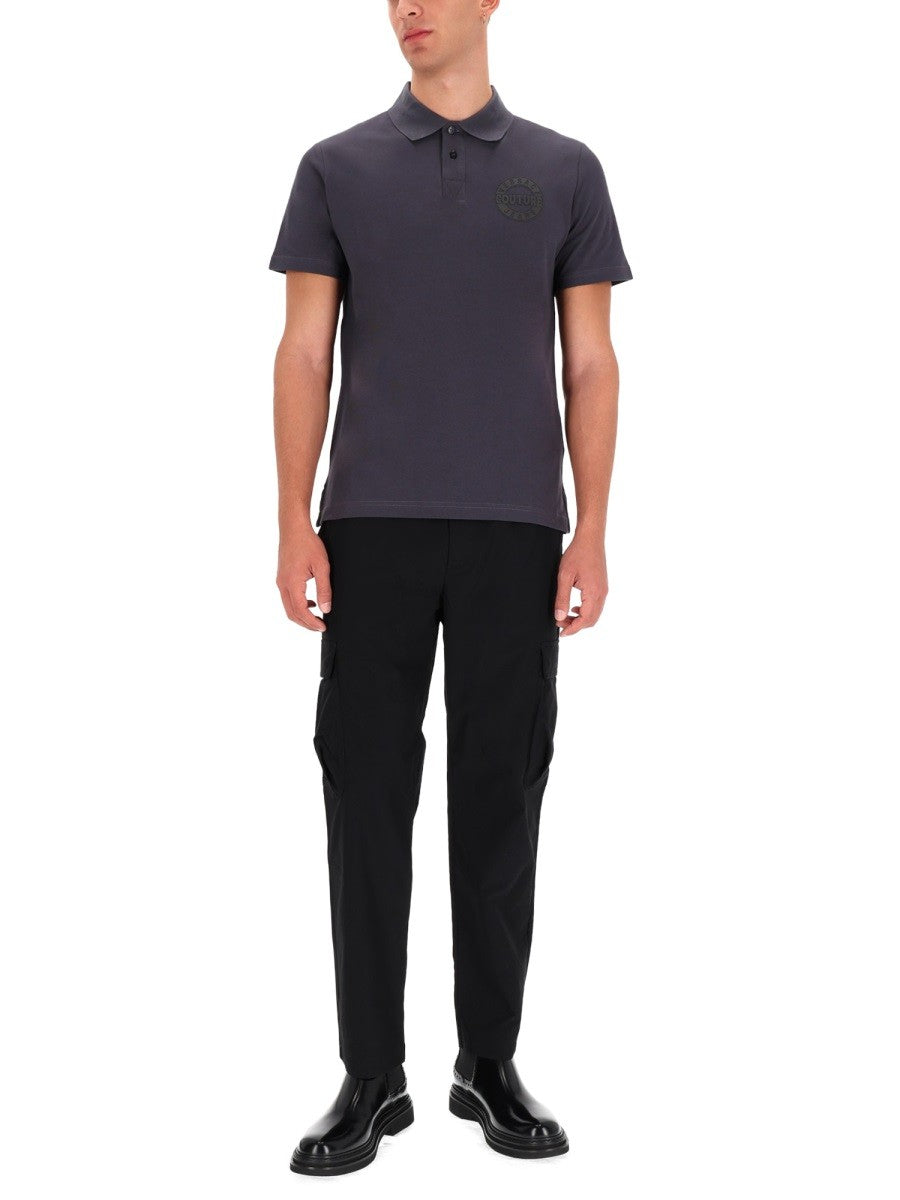Versace Jeans Couture - Man - Grey - Polo Shirts