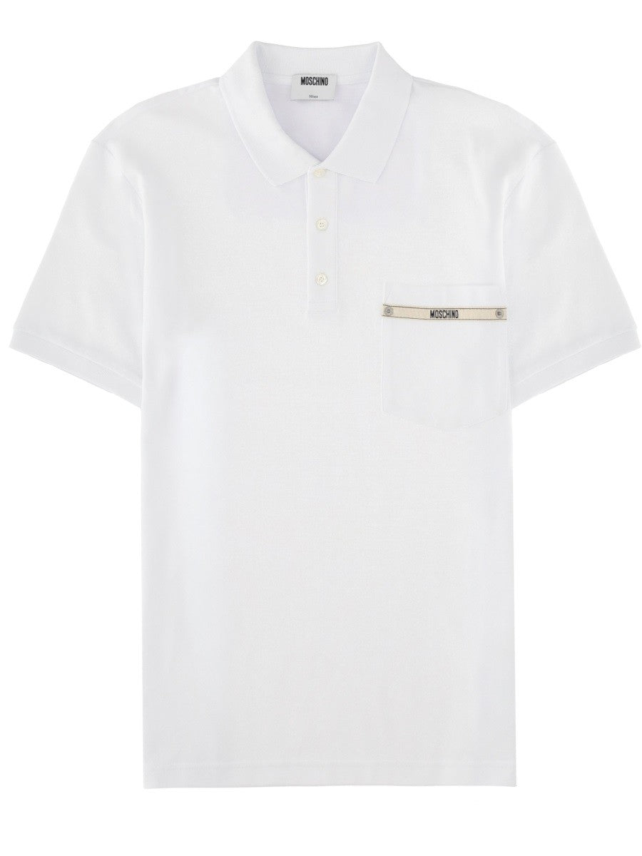 Moschino - Man - White - Polo Shirt