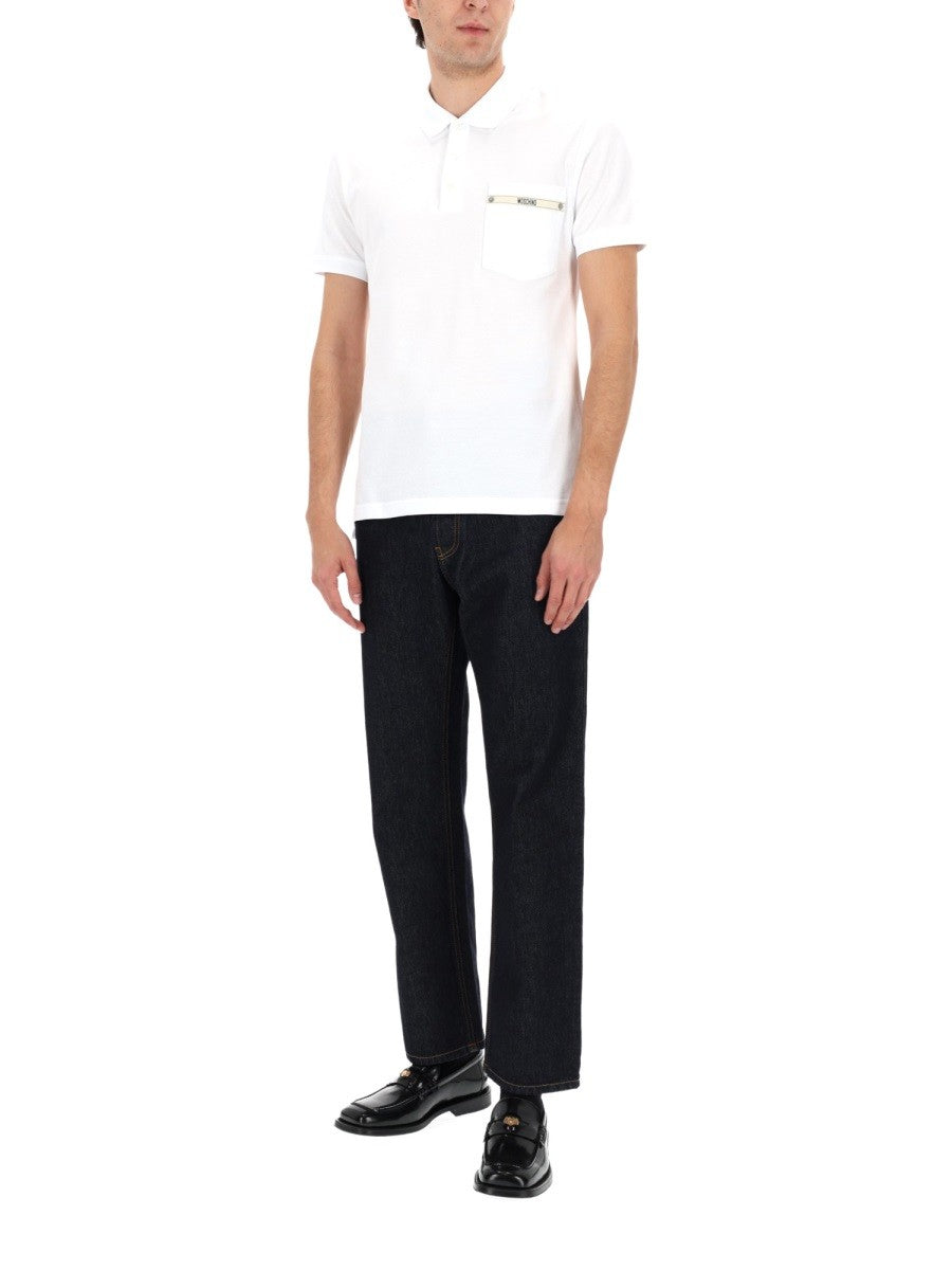 Moschino - Man - White - Polo Shirt