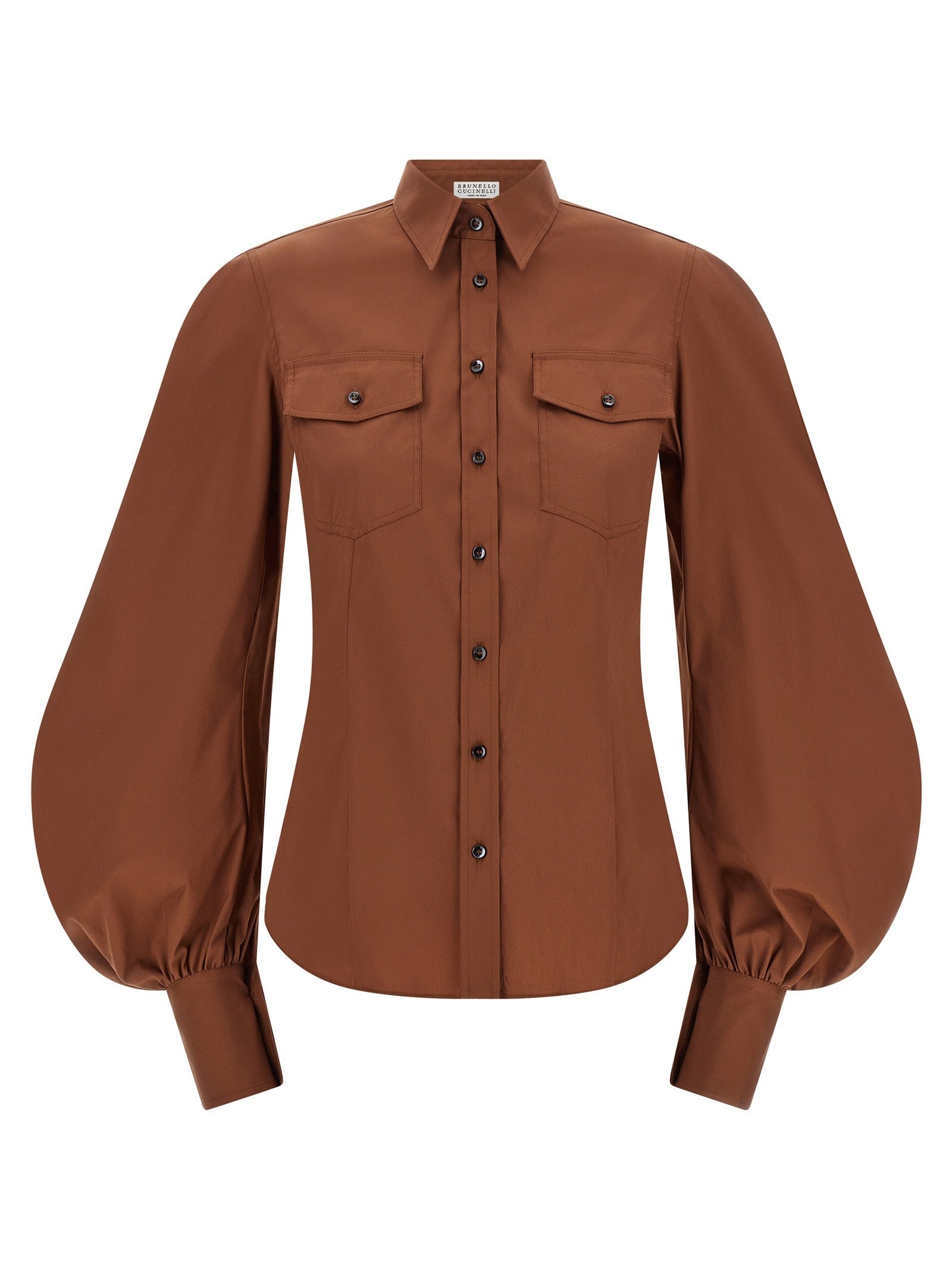 Brunello Cucinelli - nan - Brown - Shirt