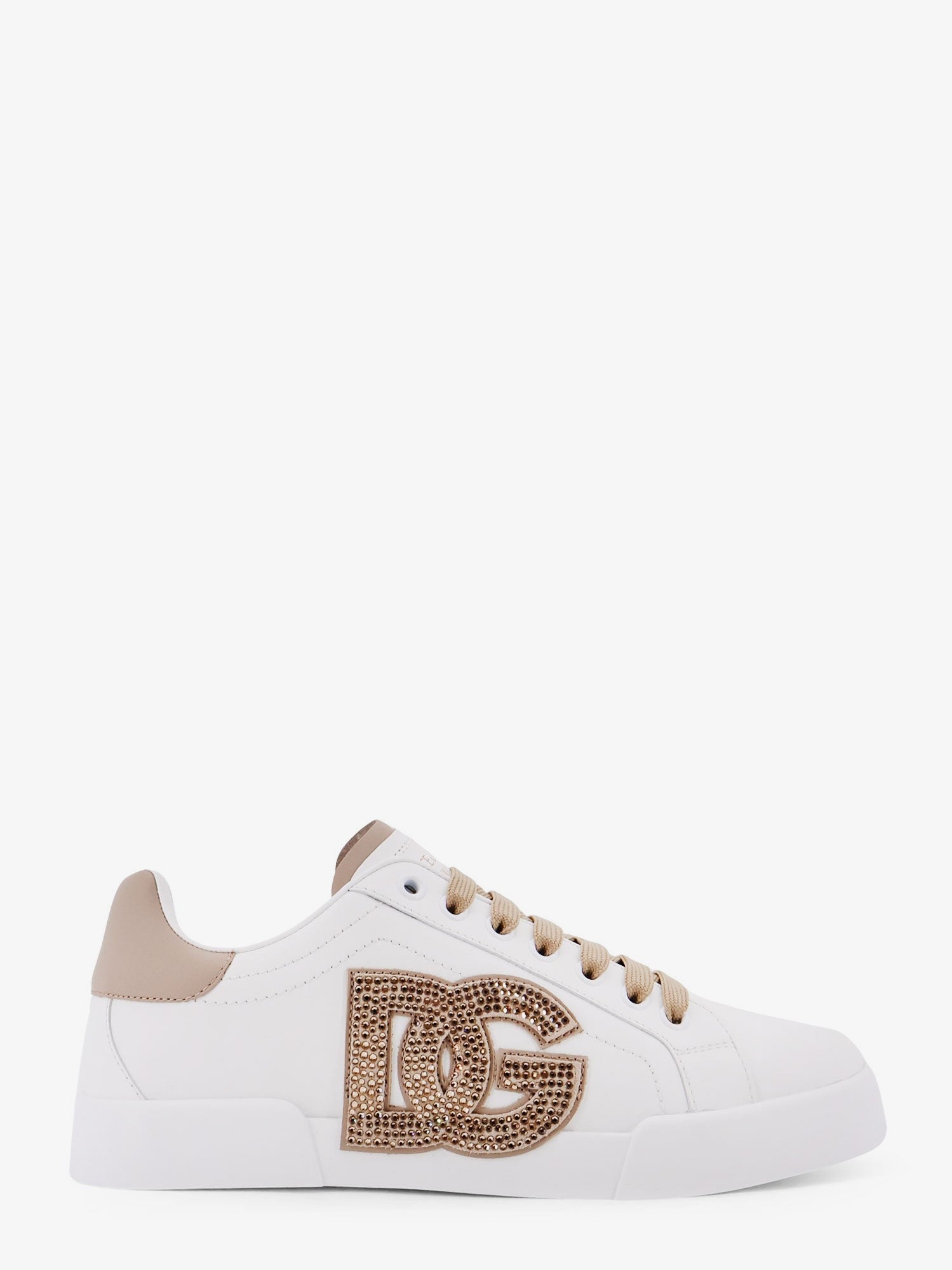 Dolce & Gabbana - Woman - Bianco/Taupe - Sneaker
