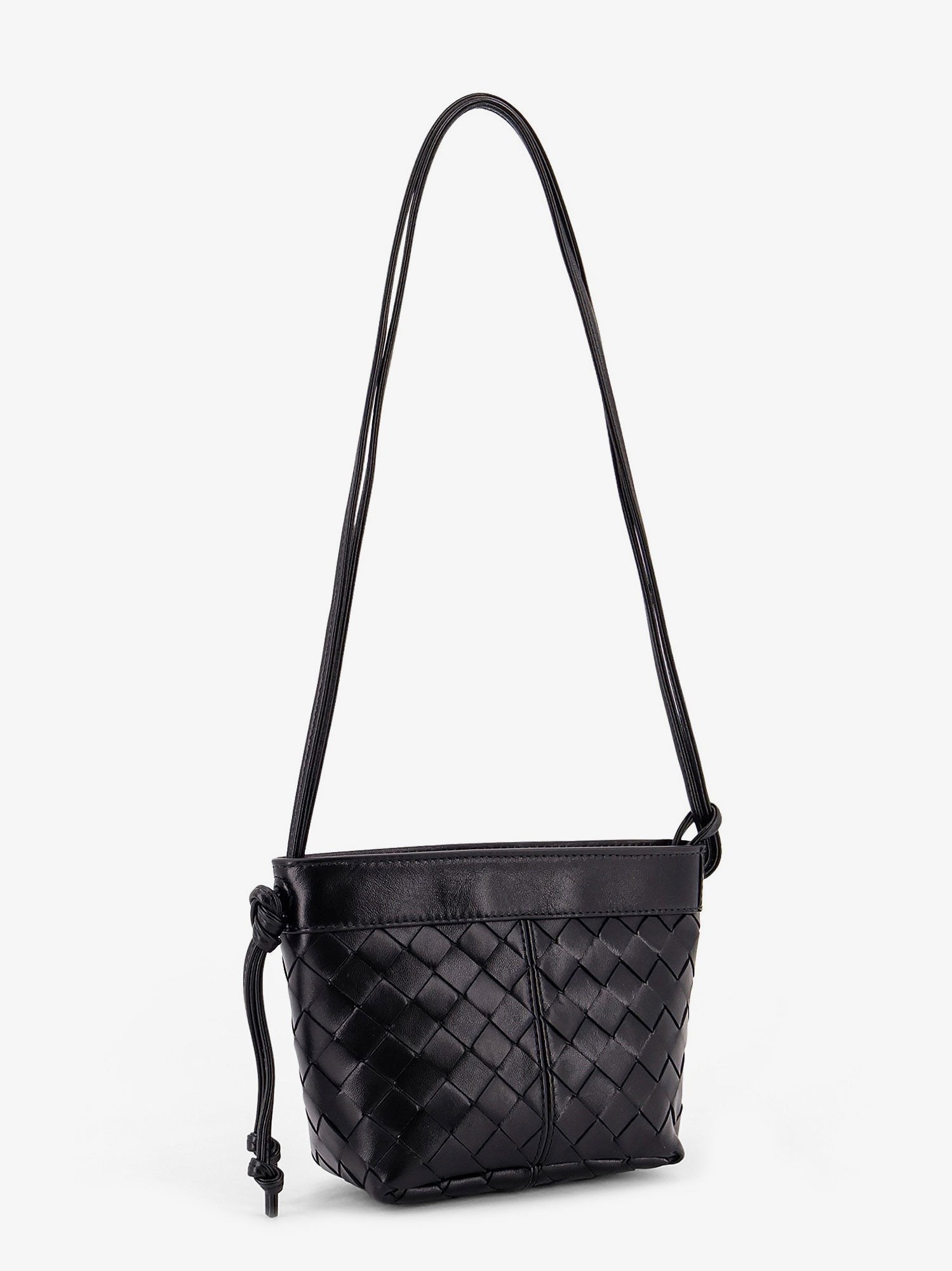 Bottega Veneta - Woman - Black Gold. - Crossbody Bag