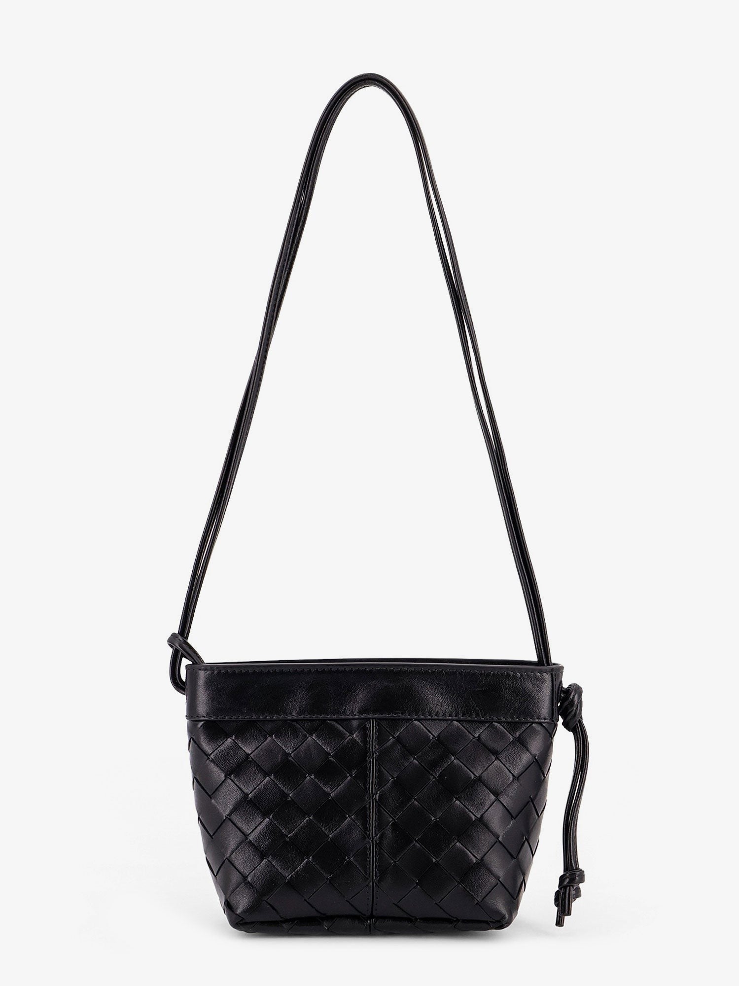 Bottega Veneta - Woman - Black Gold. - Crossbody Bag