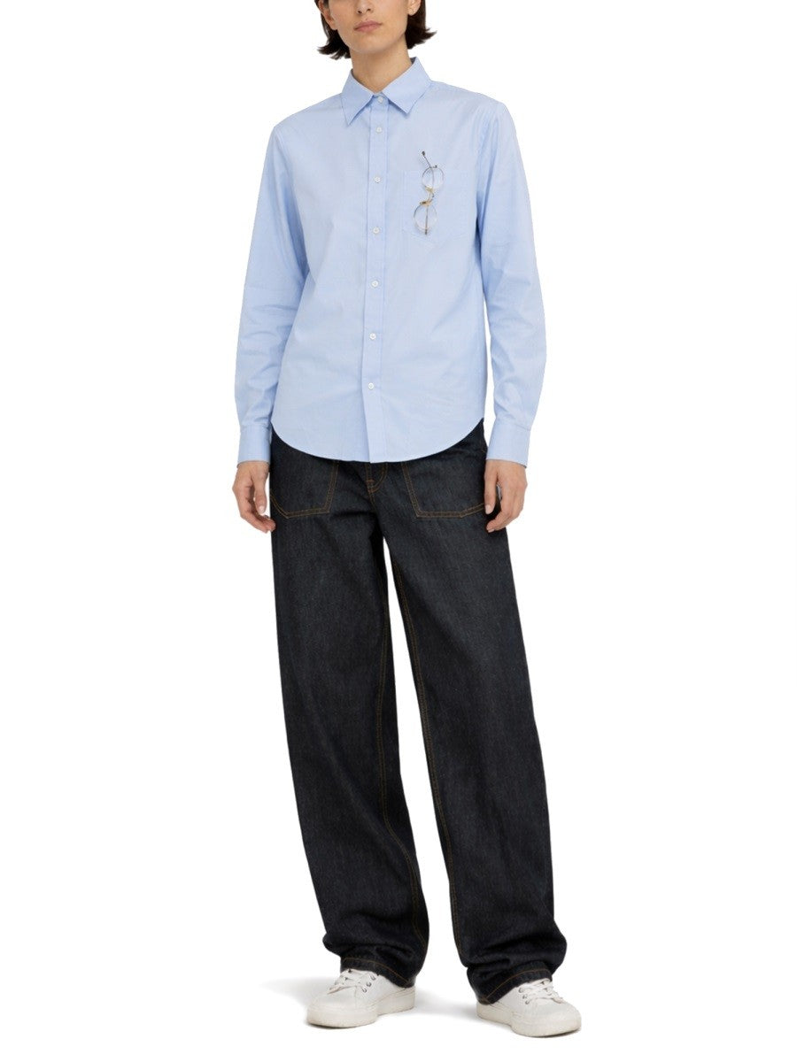 Moschino - Woman - Blue - Shirt