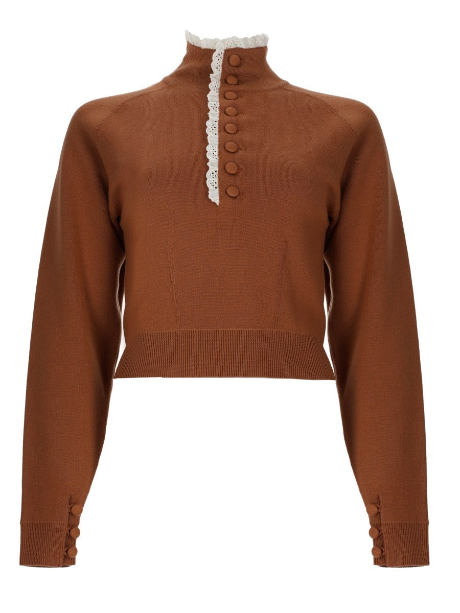 CHLOÉ - Woman - Brown - Sweater