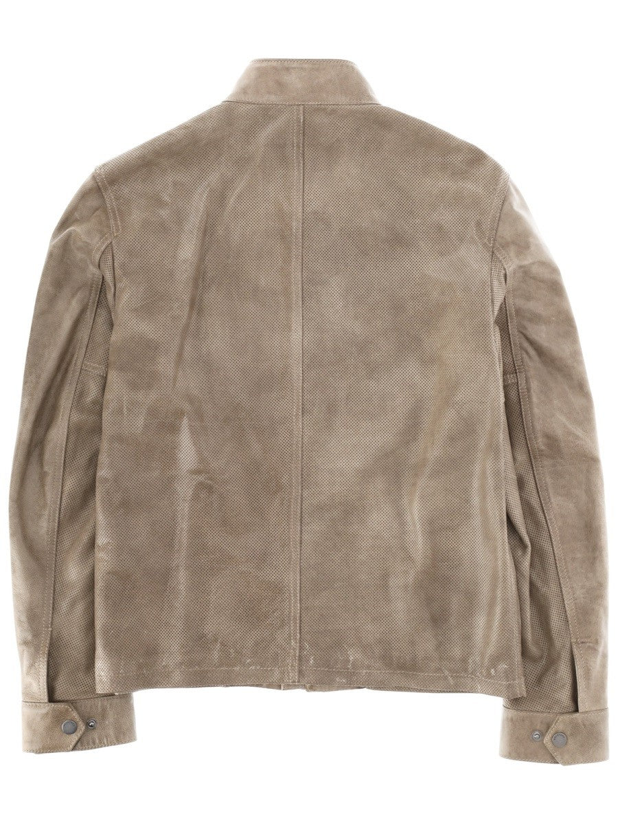 BELSTAFF - Man - Beige - Leather Jacket
